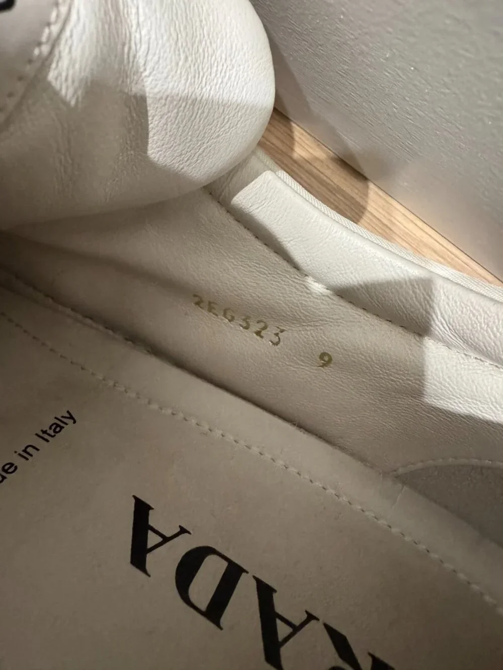 Prada Men's White Sneakers - Picture 3 of 3